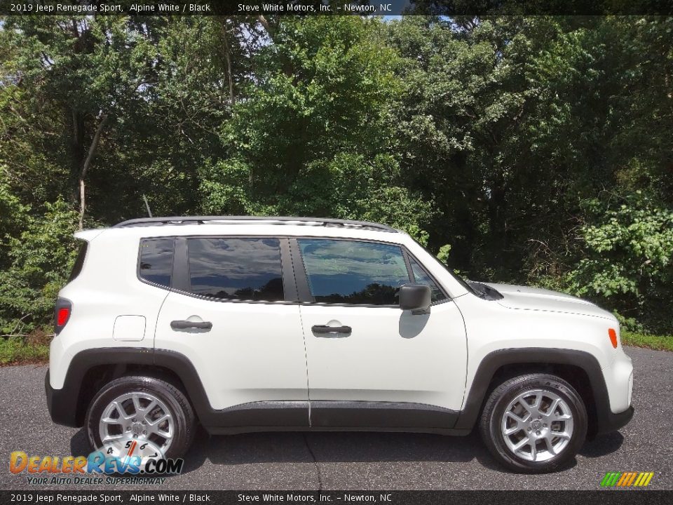 2019 Jeep Renegade Sport Alpine White / Black Photo #6