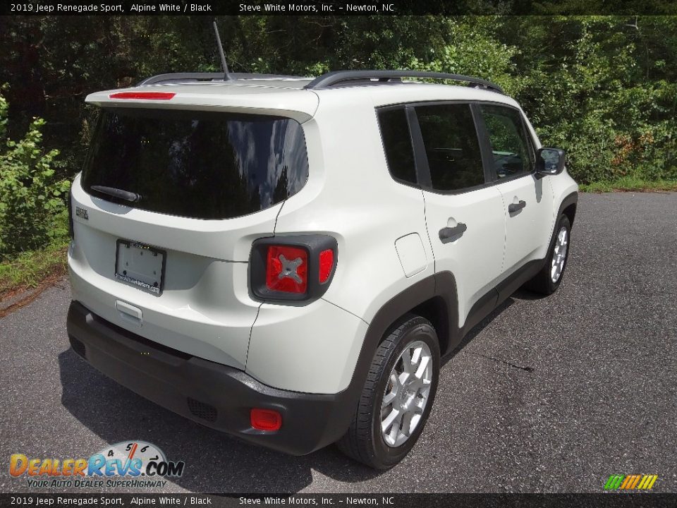 2019 Jeep Renegade Sport Alpine White / Black Photo #7