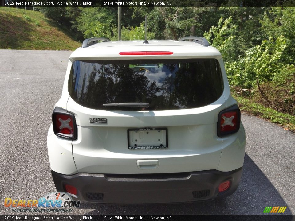 2019 Jeep Renegade Sport Alpine White / Black Photo #9