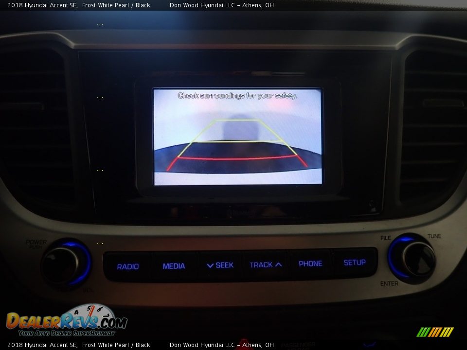 2018 Hyundai Accent SE Frost White Pearl / Black Photo #2