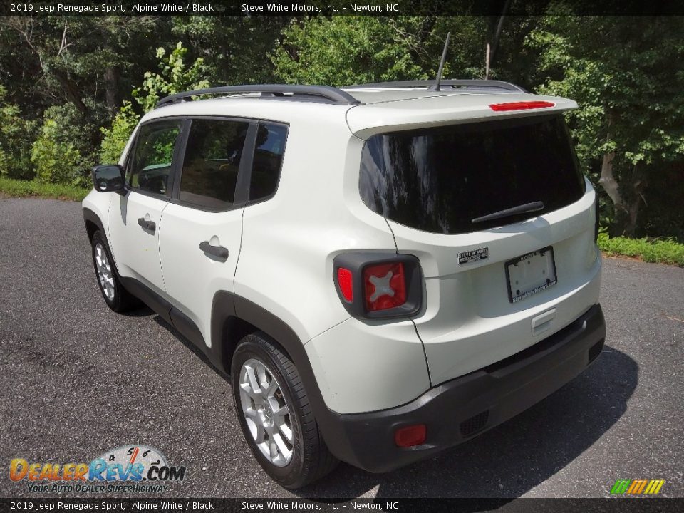 2019 Jeep Renegade Sport Alpine White / Black Photo #10