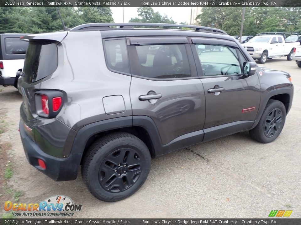 2018 Jeep Renegade Trailhawk 4x4 Granite Crystal Metallic / Black Photo #4