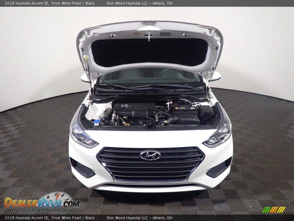 2018 Hyundai Accent SE Frost White Pearl / Black Photo #6
