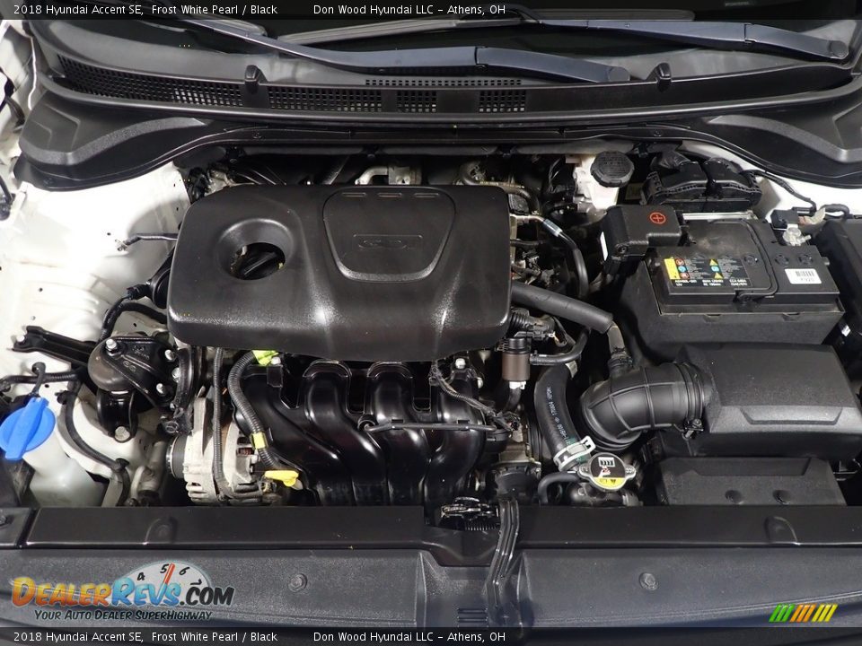 2018 Hyundai Accent SE Frost White Pearl / Black Photo #7