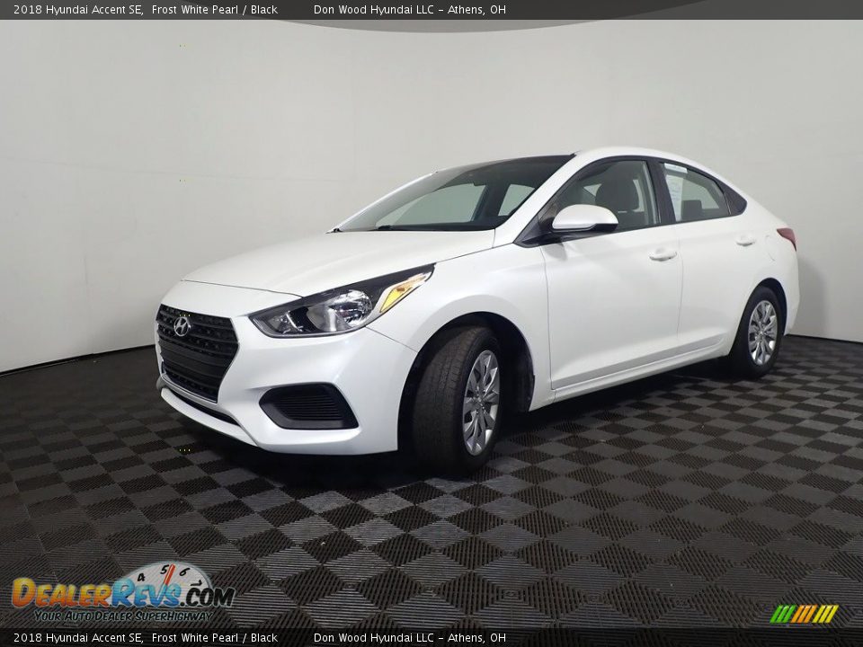 2018 Hyundai Accent SE Frost White Pearl / Black Photo #8