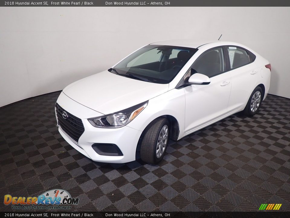 2018 Hyundai Accent SE Frost White Pearl / Black Photo #9