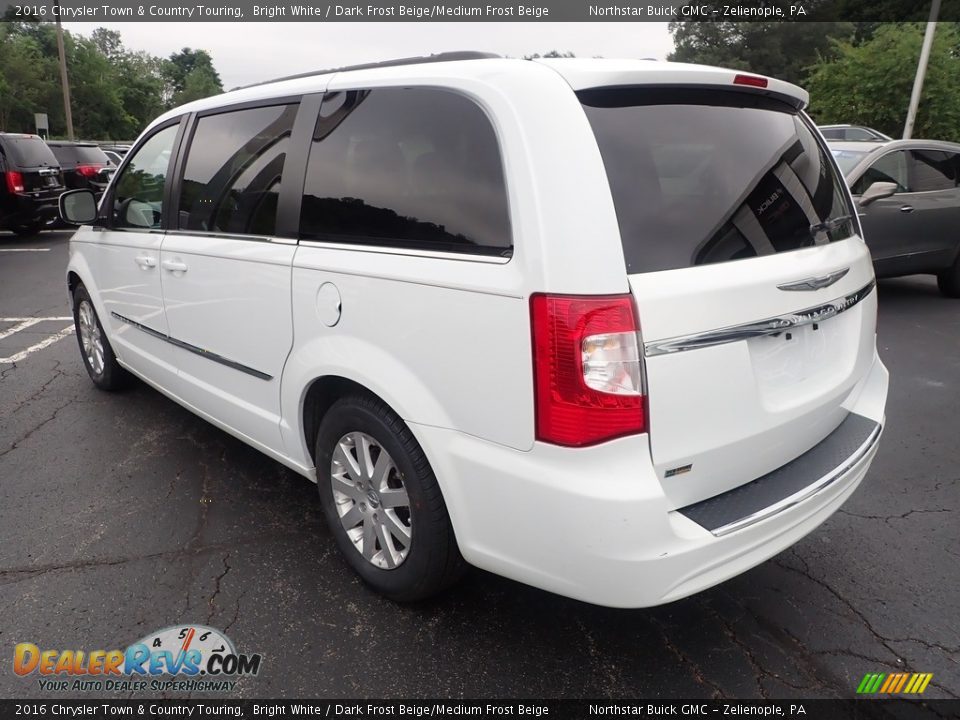 2016 Chrysler Town & Country Touring Bright White / Dark Frost Beige/Medium Frost Beige Photo #3