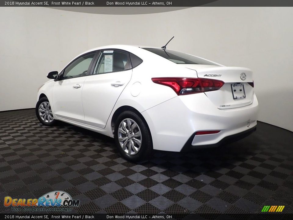 2018 Hyundai Accent SE Frost White Pearl / Black Photo #11