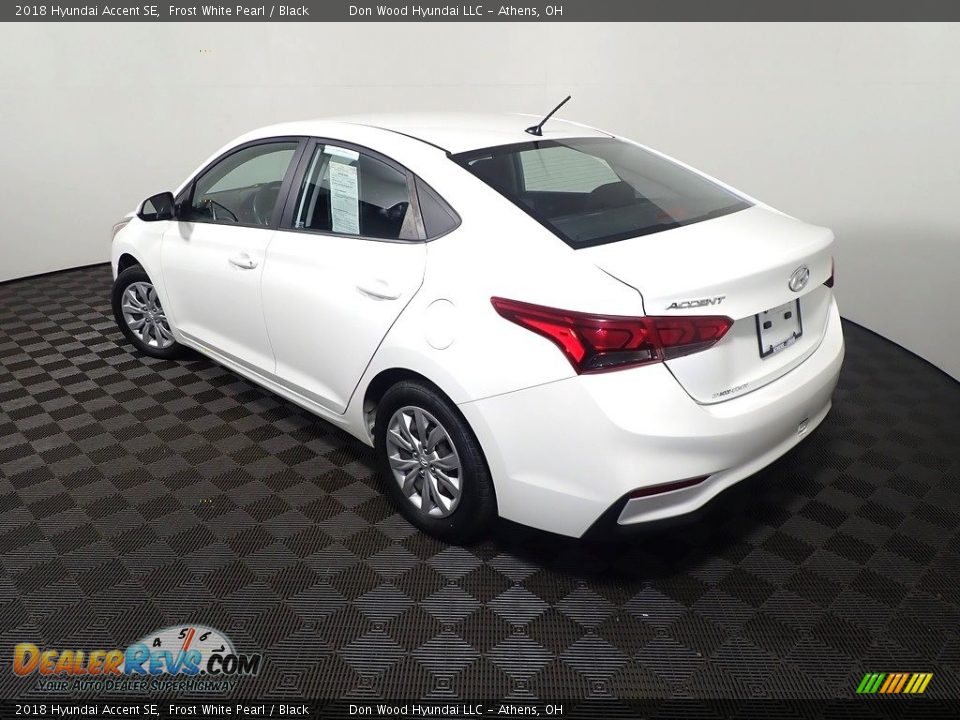 2018 Hyundai Accent SE Frost White Pearl / Black Photo #12