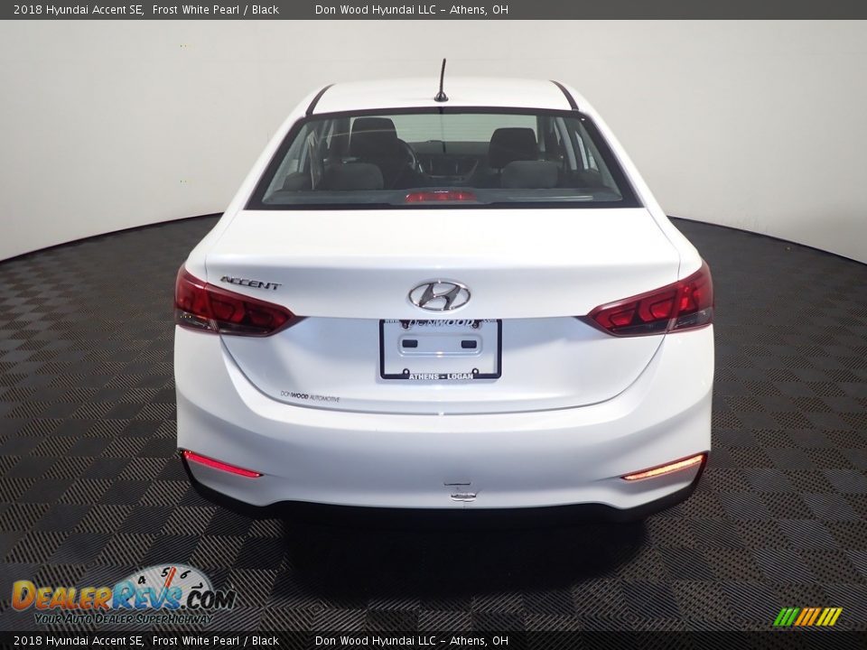2018 Hyundai Accent SE Frost White Pearl / Black Photo #13
