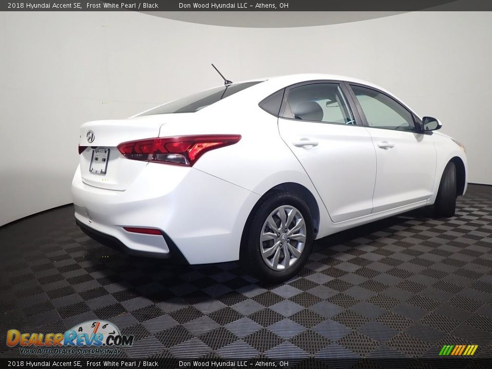 2018 Hyundai Accent SE Frost White Pearl / Black Photo #16