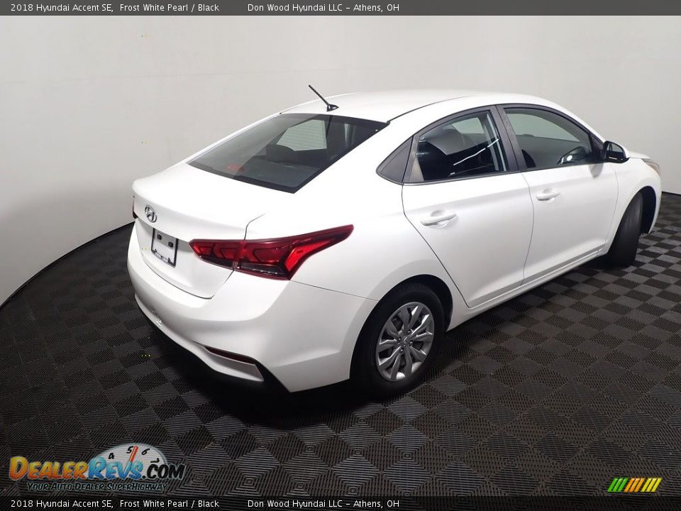 2018 Hyundai Accent SE Frost White Pearl / Black Photo #17