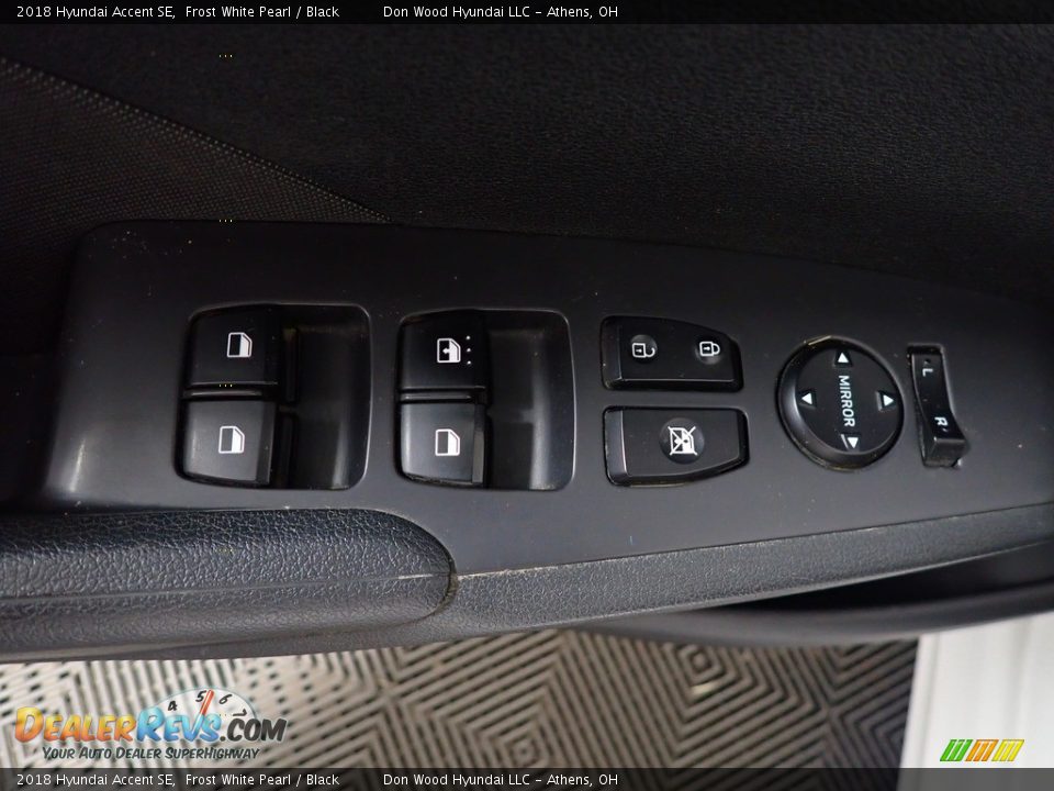 2018 Hyundai Accent SE Frost White Pearl / Black Photo #21