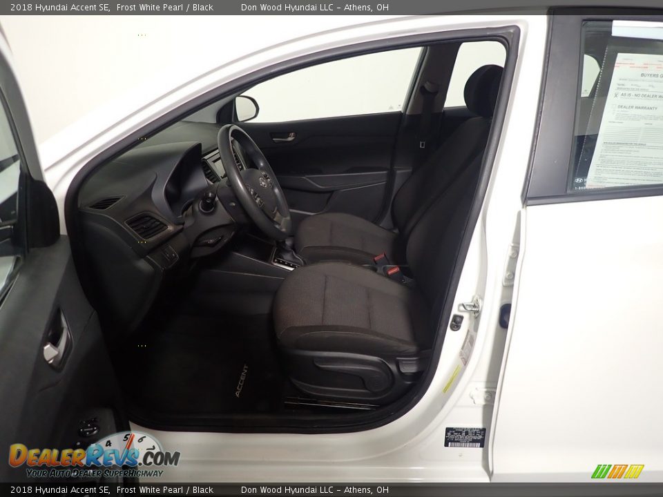 2018 Hyundai Accent SE Frost White Pearl / Black Photo #22