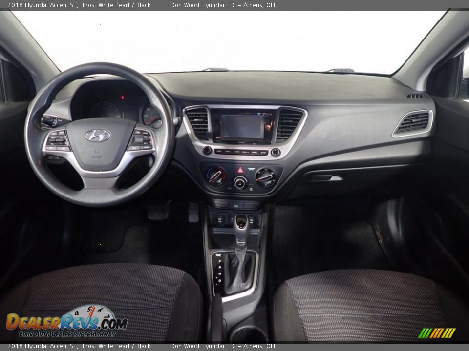 2018 Hyundai Accent SE Frost White Pearl / Black Photo #24