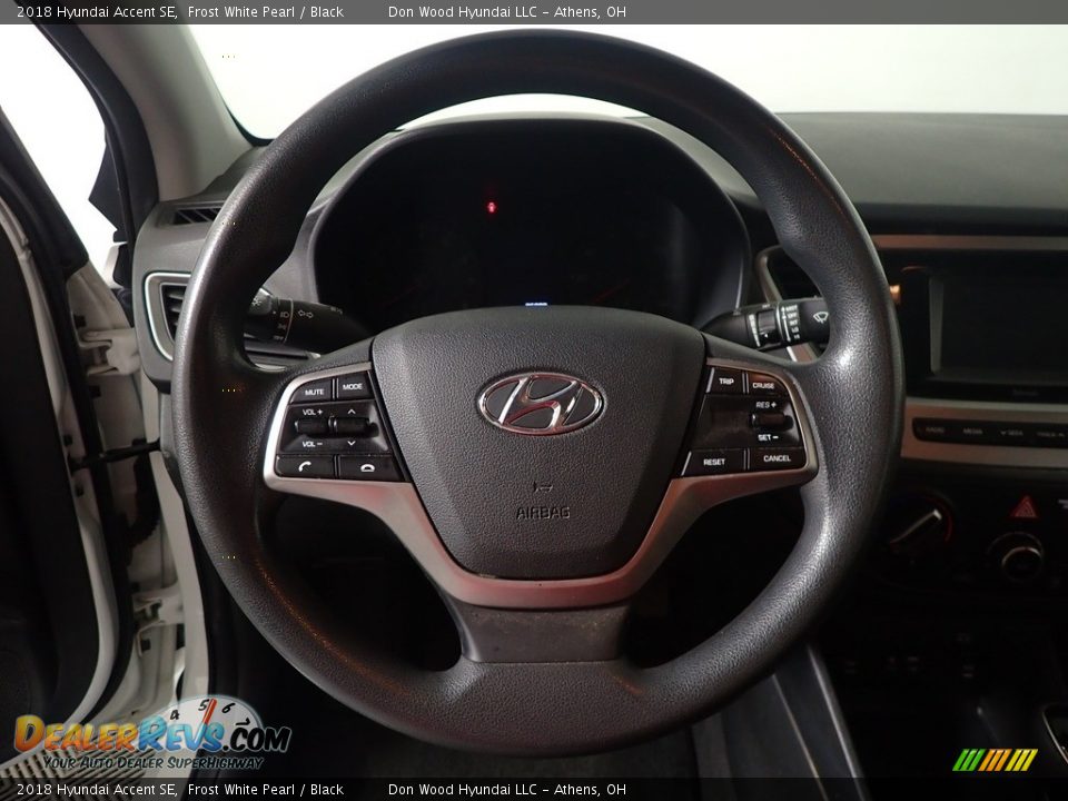 2018 Hyundai Accent SE Frost White Pearl / Black Photo #27