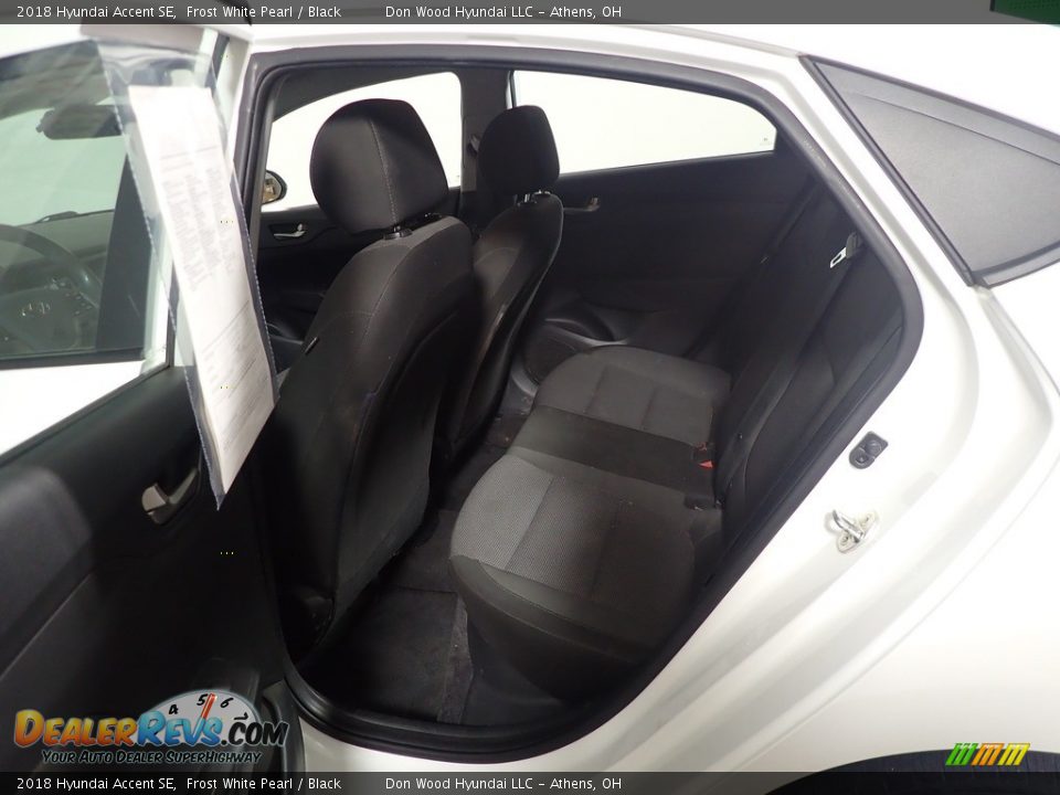 2018 Hyundai Accent SE Frost White Pearl / Black Photo #34