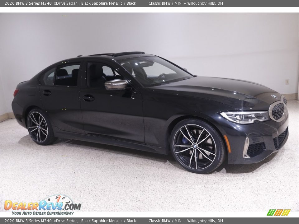 2020 BMW 3 Series M340i xDrive Sedan Black Sapphire Metallic / Black Photo #1