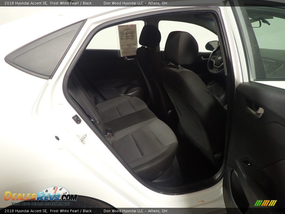 2018 Hyundai Accent SE Frost White Pearl / Black Photo #36