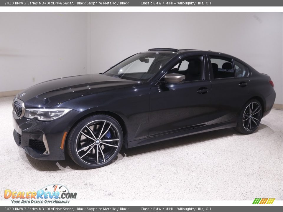 2020 BMW 3 Series M340i xDrive Sedan Black Sapphire Metallic / Black Photo #3