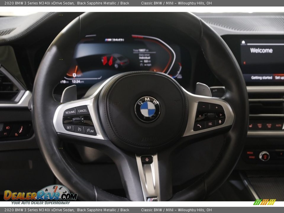 2020 BMW 3 Series M340i xDrive Sedan Black Sapphire Metallic / Black Photo #7