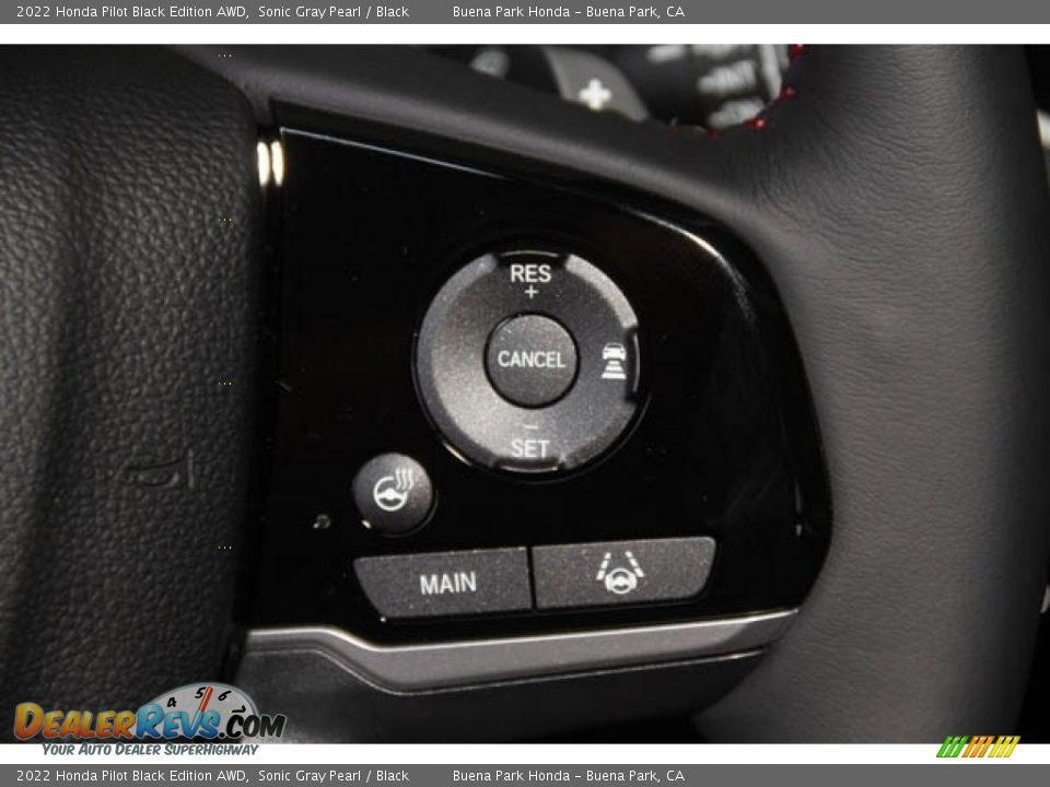2022 Honda Pilot Black Edition AWD Steering Wheel Photo #21