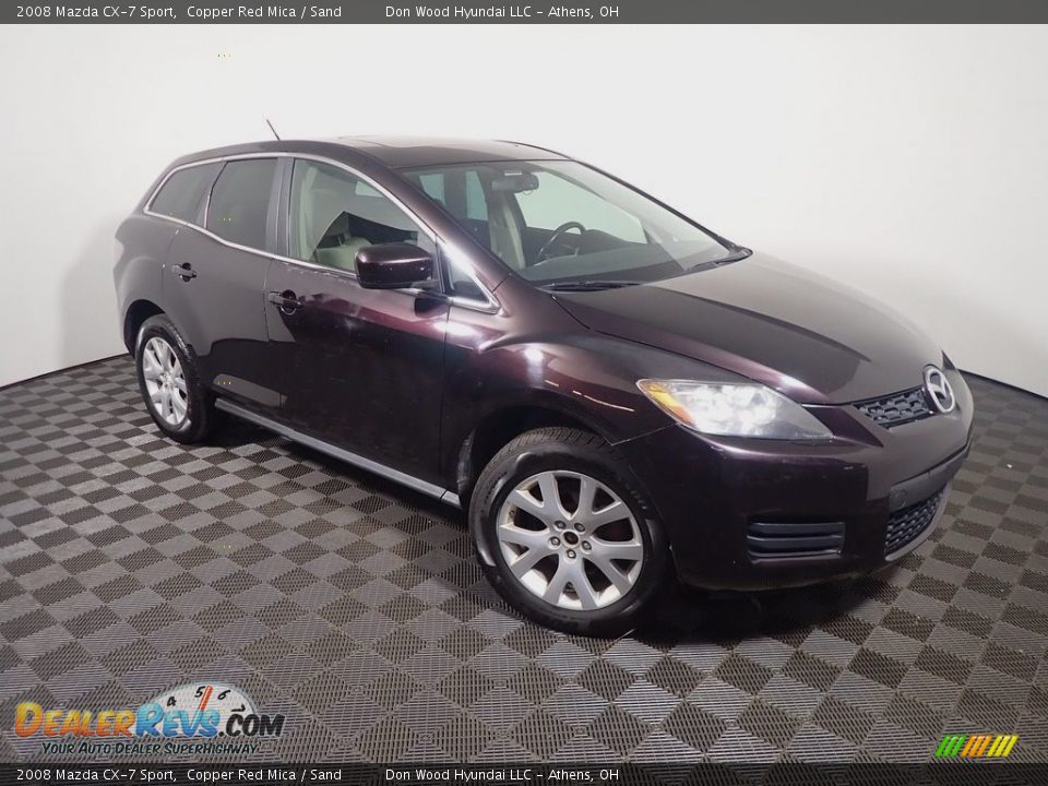 2008 Mazda CX-7 Sport Copper Red Mica / Sand Photo #2