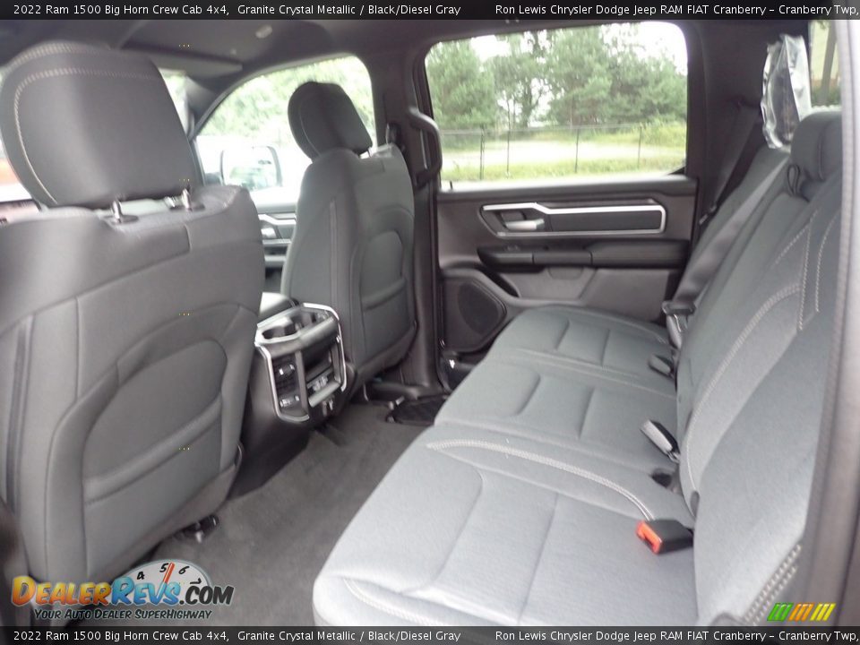 2022 Ram 1500 Big Horn Crew Cab 4x4 Granite Crystal Metallic / Black/Diesel Gray Photo #12