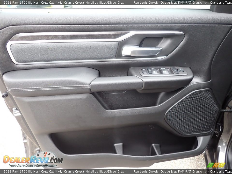 2022 Ram 1500 Big Horn Crew Cab 4x4 Granite Crystal Metallic / Black/Diesel Gray Photo #14