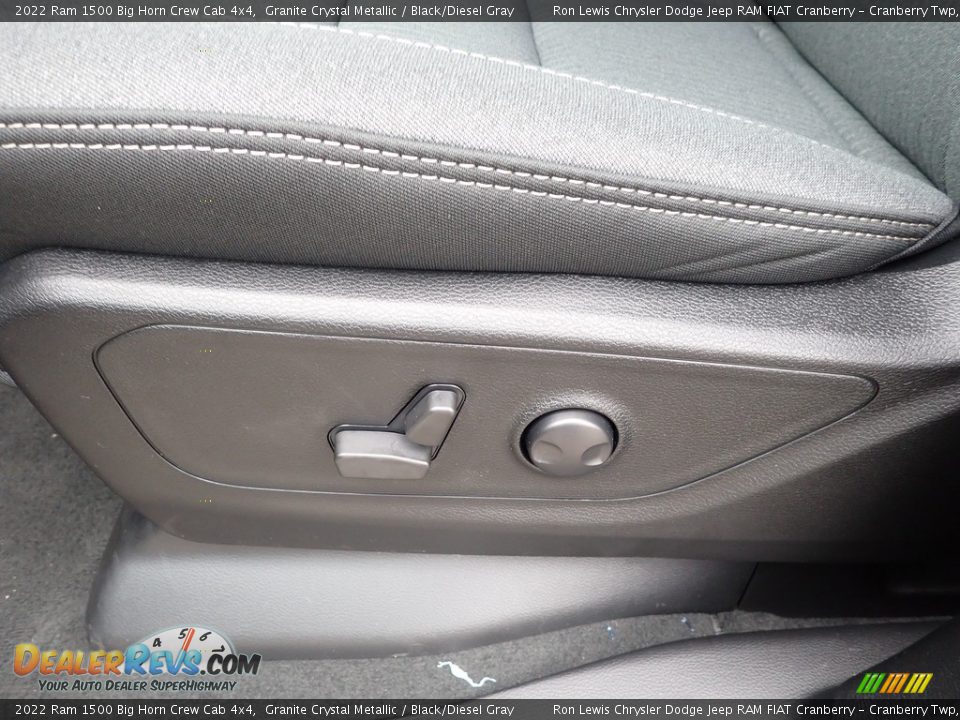 2022 Ram 1500 Big Horn Crew Cab 4x4 Granite Crystal Metallic / Black/Diesel Gray Photo #15