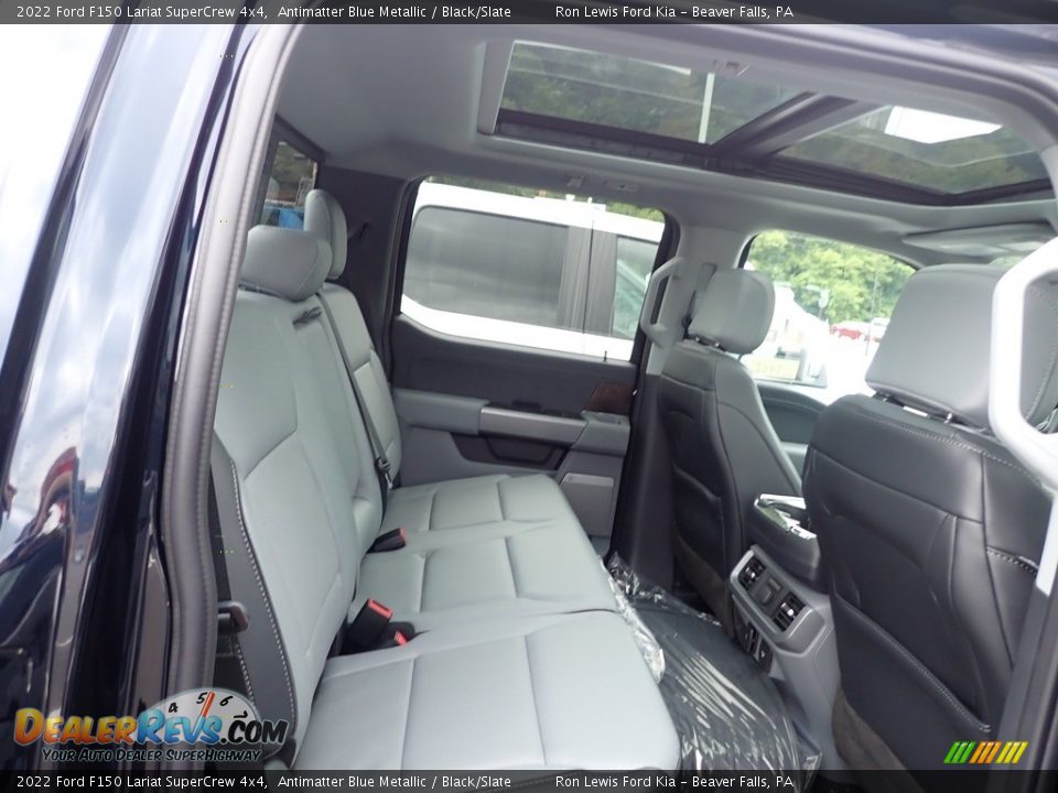 Rear Seat of 2022 Ford F150 Lariat SuperCrew 4x4 Photo #13
