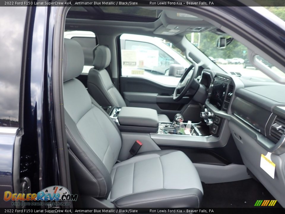 Front Seat of 2022 Ford F150 Lariat SuperCrew 4x4 Photo #14