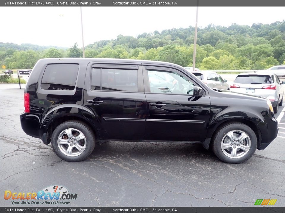 Crystal Black Pearl 2014 Honda Pilot EX-L 4WD Photo #8