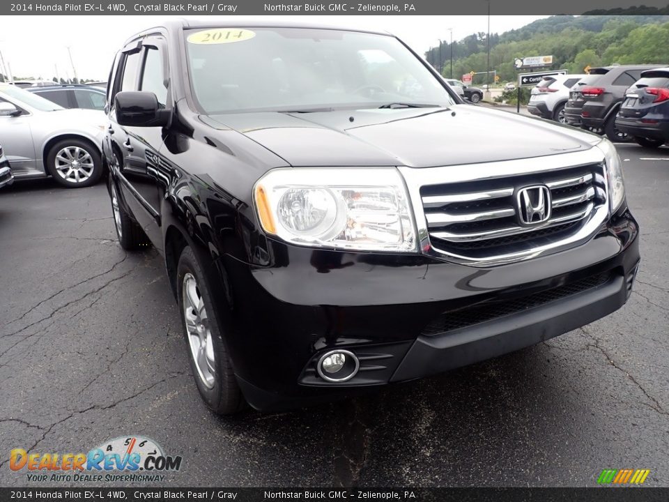 Crystal Black Pearl 2014 Honda Pilot EX-L 4WD Photo #10