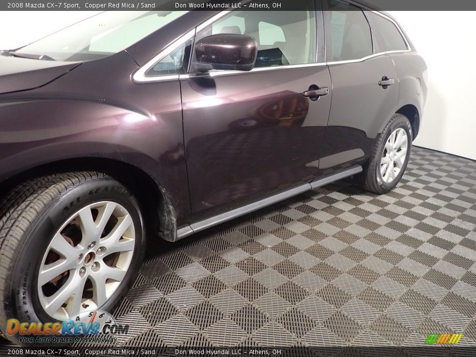 2008 Mazda CX-7 Sport Copper Red Mica / Sand Photo #9