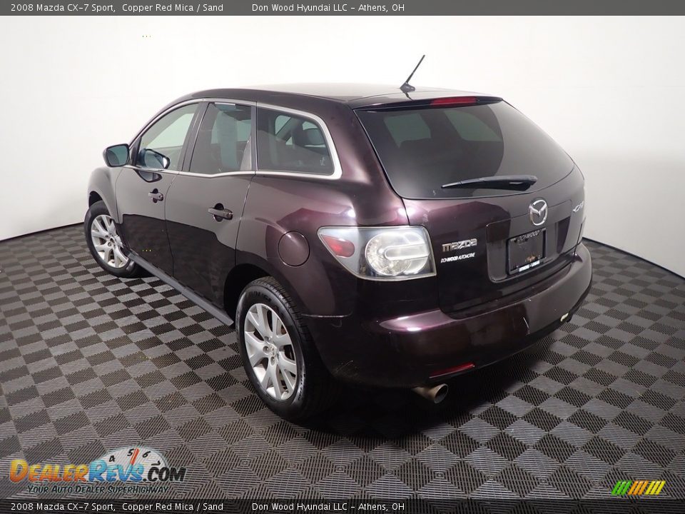 2008 Mazda CX-7 Sport Copper Red Mica / Sand Photo #10
