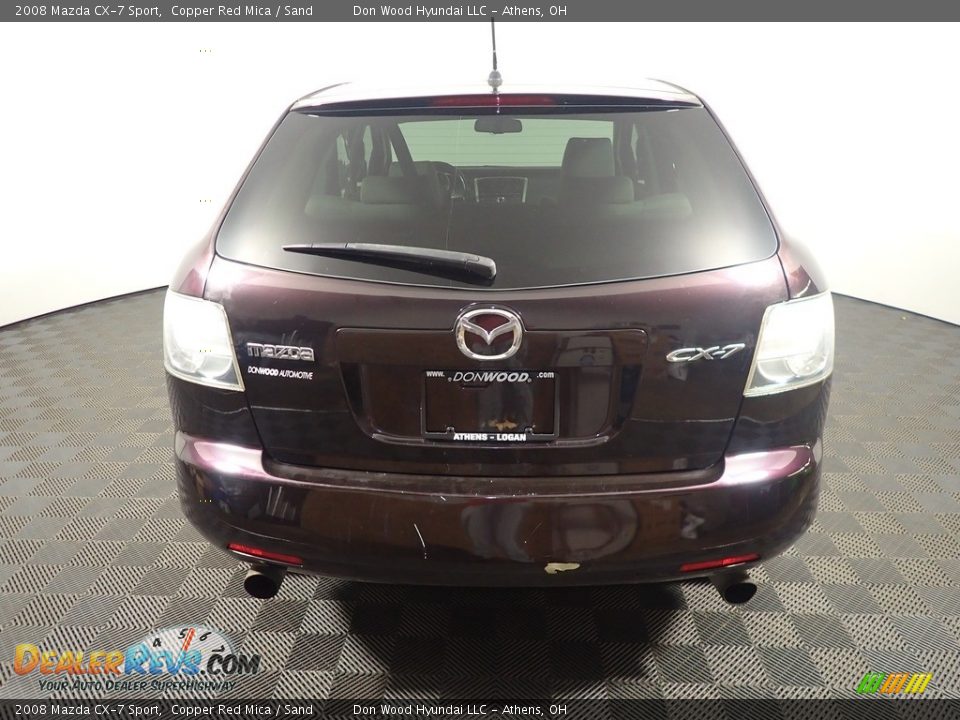 2008 Mazda CX-7 Sport Copper Red Mica / Sand Photo #11