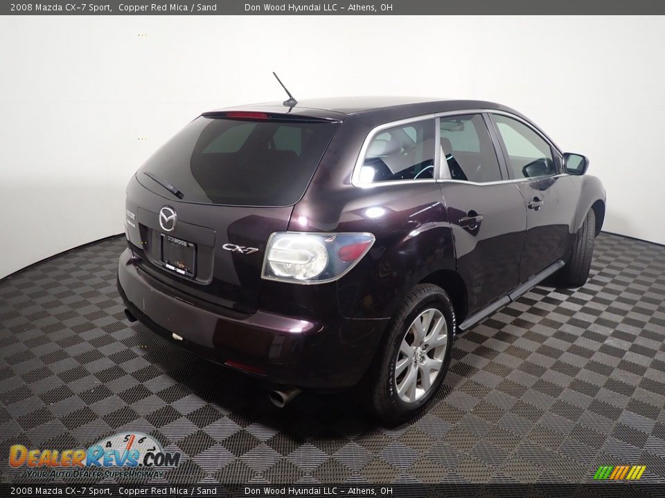 2008 Mazda CX-7 Sport Copper Red Mica / Sand Photo #12