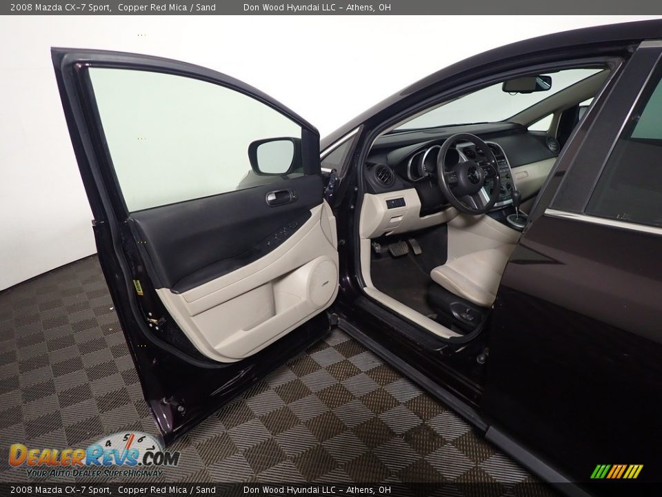 2008 Mazda CX-7 Sport Copper Red Mica / Sand Photo #13