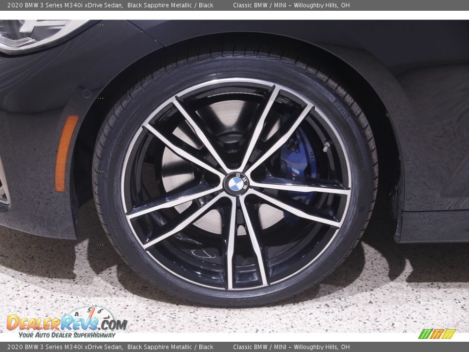 2020 BMW 3 Series M340i xDrive Sedan Black Sapphire Metallic / Black Photo #25