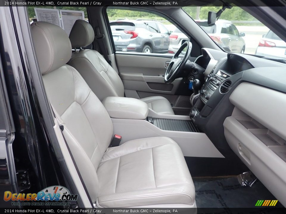 Gray Interior - 2014 Honda Pilot EX-L 4WD Photo #15