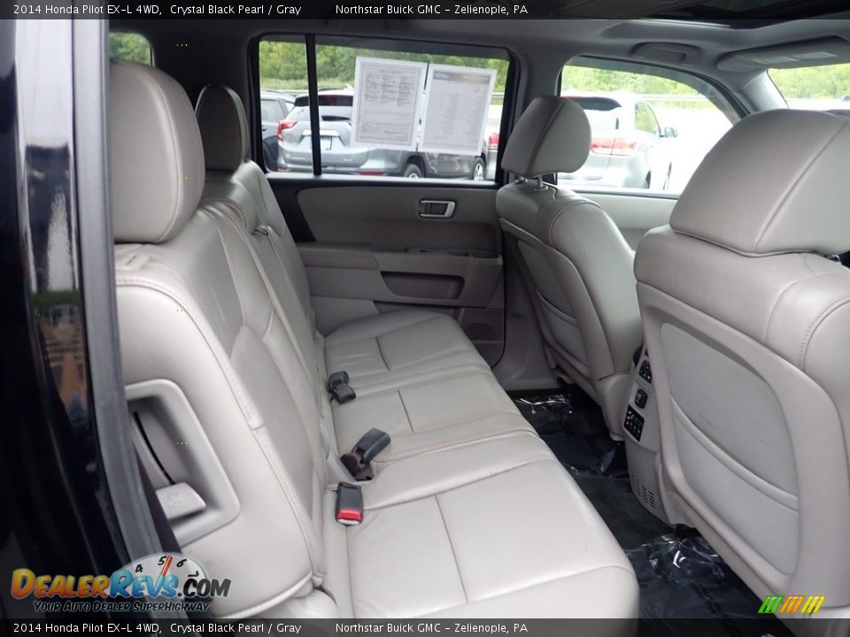 Rear Seat of 2014 Honda Pilot EX-L 4WD Photo #16