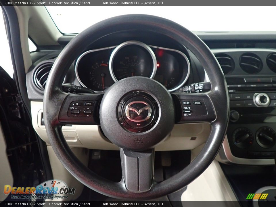 2008 Mazda CX-7 Sport Copper Red Mica / Sand Photo #19