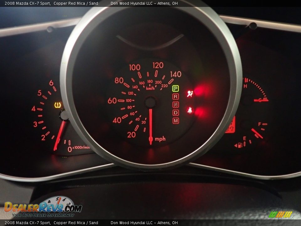 2008 Mazda CX-7 Sport Copper Red Mica / Sand Photo #20