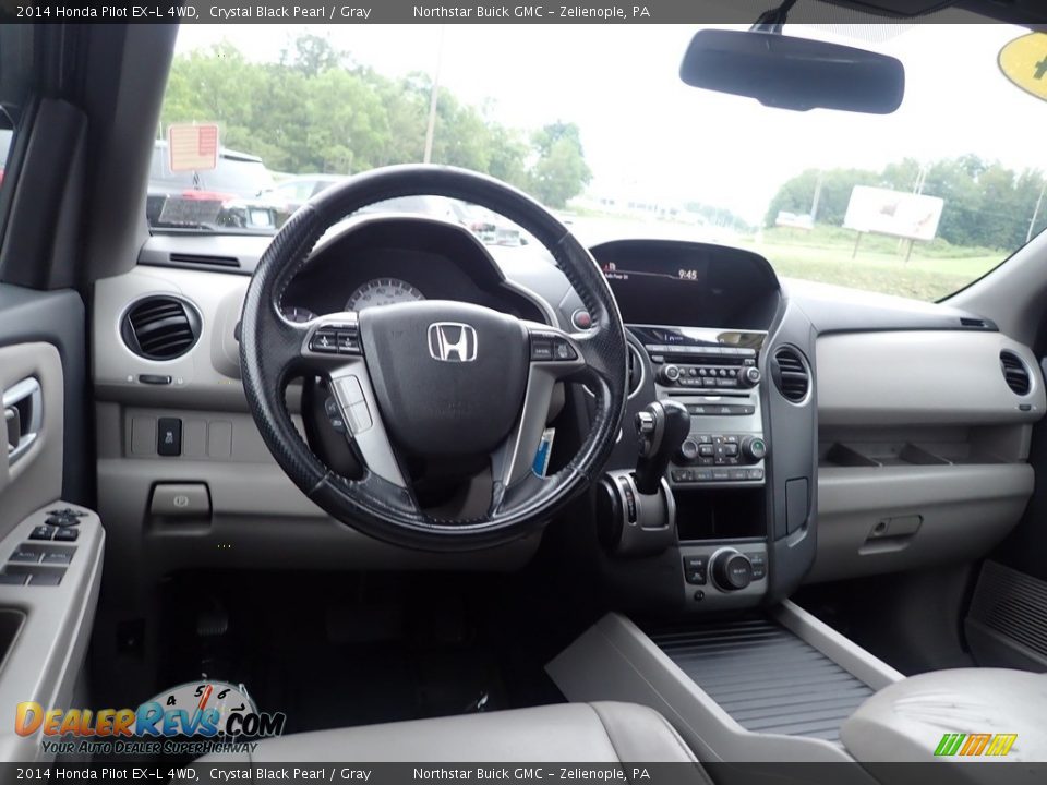 Gray Interior - 2014 Honda Pilot EX-L 4WD Photo #21