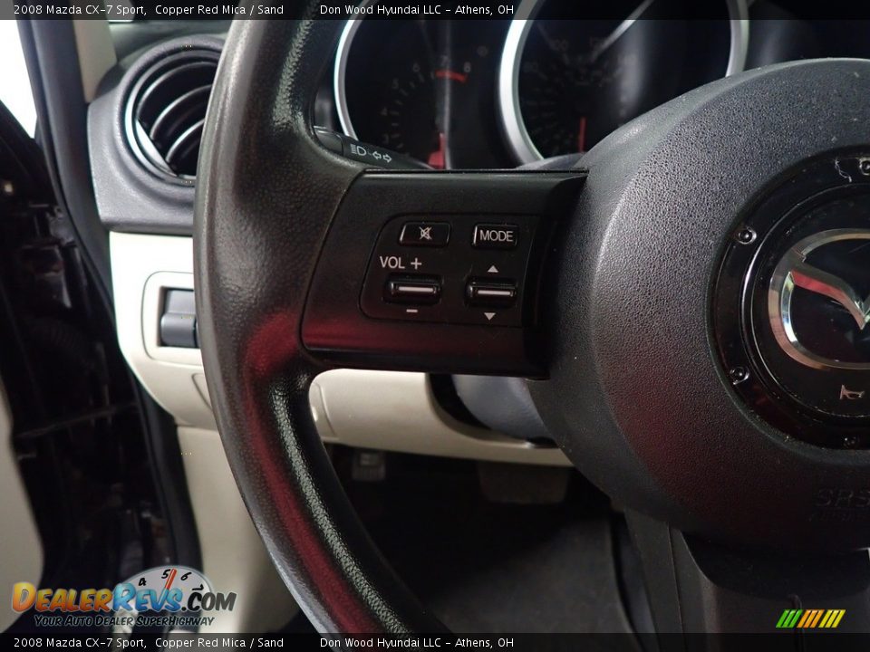 2008 Mazda CX-7 Sport Copper Red Mica / Sand Photo #21
