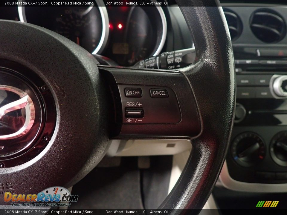 2008 Mazda CX-7 Sport Copper Red Mica / Sand Photo #22