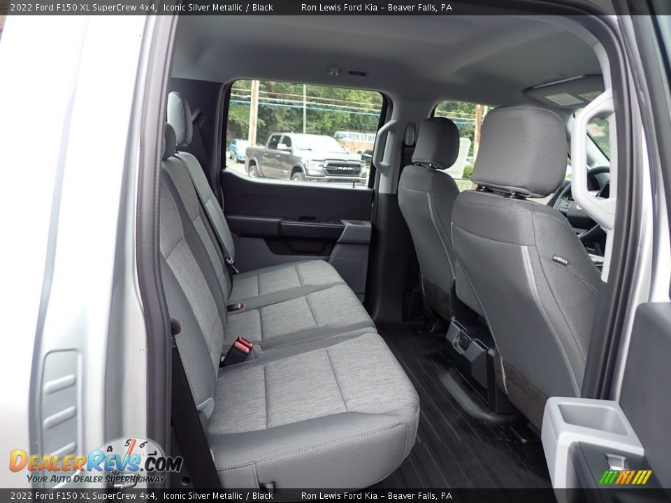 Rear Seat of 2022 Ford F150 XL SuperCrew 4x4 Photo #11