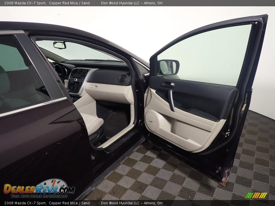 2008 Mazda CX-7 Sport Copper Red Mica / Sand Photo #24