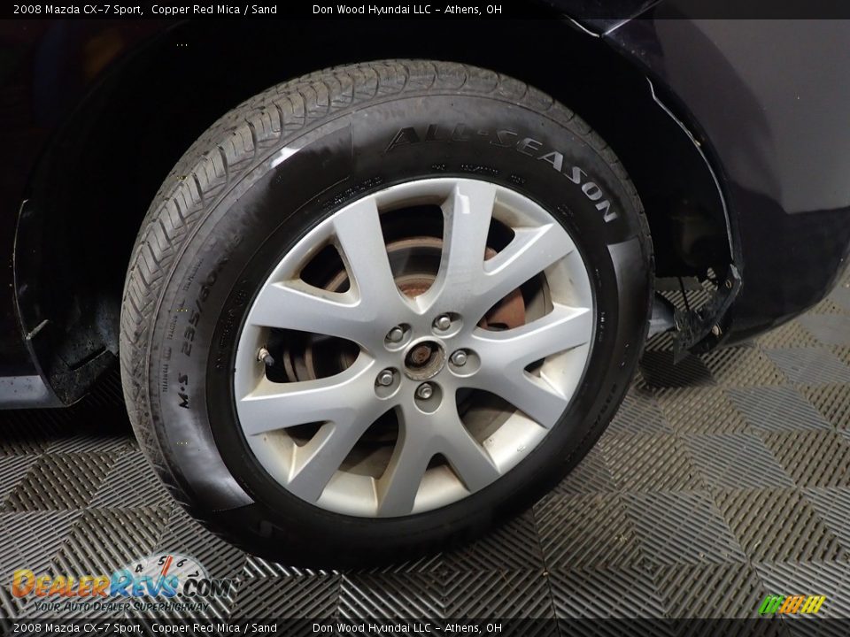 2008 Mazda CX-7 Sport Copper Red Mica / Sand Photo #27
